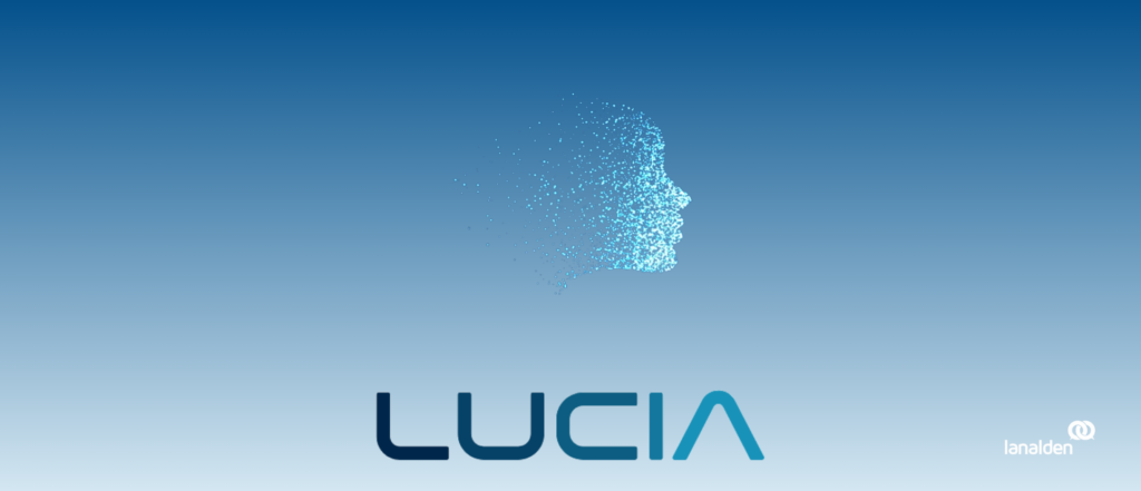 Presentación de LucIA, plataforma de IA generativa de Lanalden con soluciones para voz, análisis de calidad y copilotos.