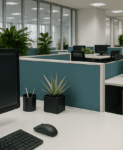 Oficinas modernas de Lanalden, contact center en Madrid con espacios luminosos y atención profesional.
