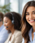 Agente de Contact Center trabajando motivado con Employee Experience