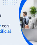 Profesionales evaluando un proveedor de contact center con inteligencia artificial.