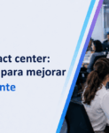 Equipo de una empresa de contact center analizando la atención al cliente.